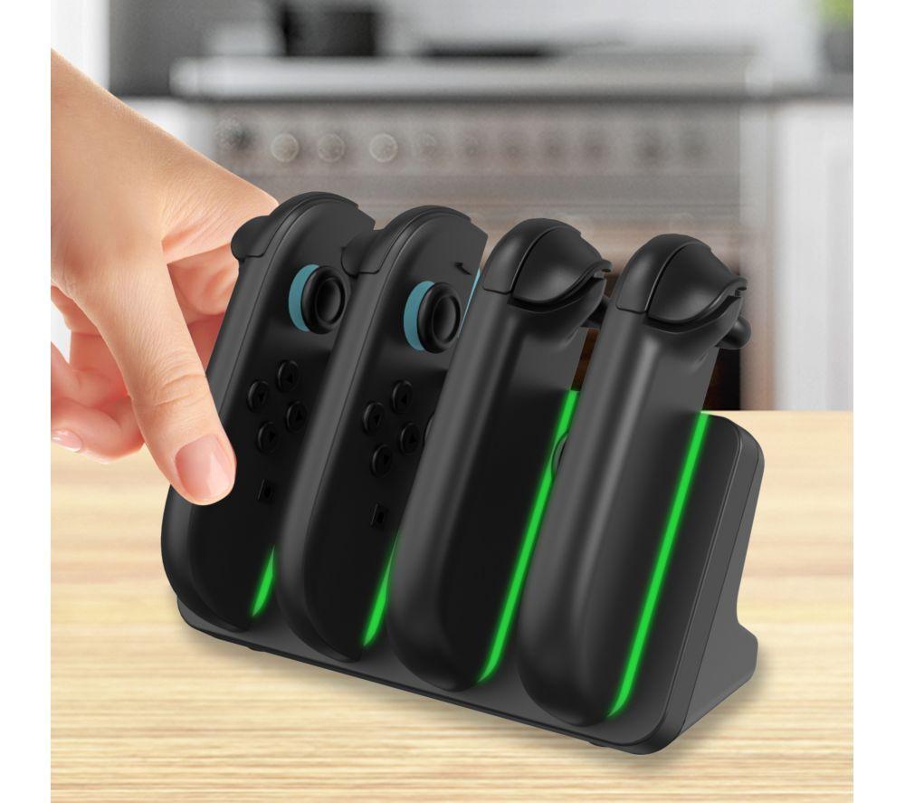 GOJI Nintendo Switch 2 Joy-Con 4-in-1 Charging Station - Black image number 2 of 6