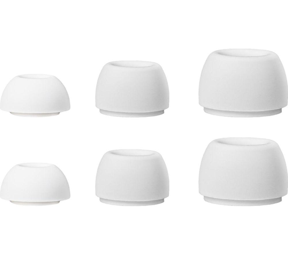 GOJI GTSTWSW25 Wireless Bluetooth Noise-Cancelling Earbuds - White image number 5 of 5