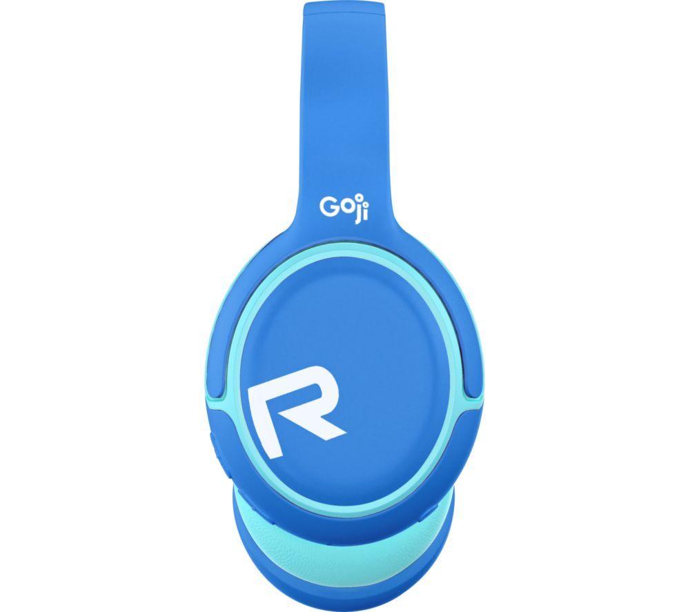 GOJI GKIDBTB25 Wireless Bluetooth Kids Headphones - Blue image number 5 of 5