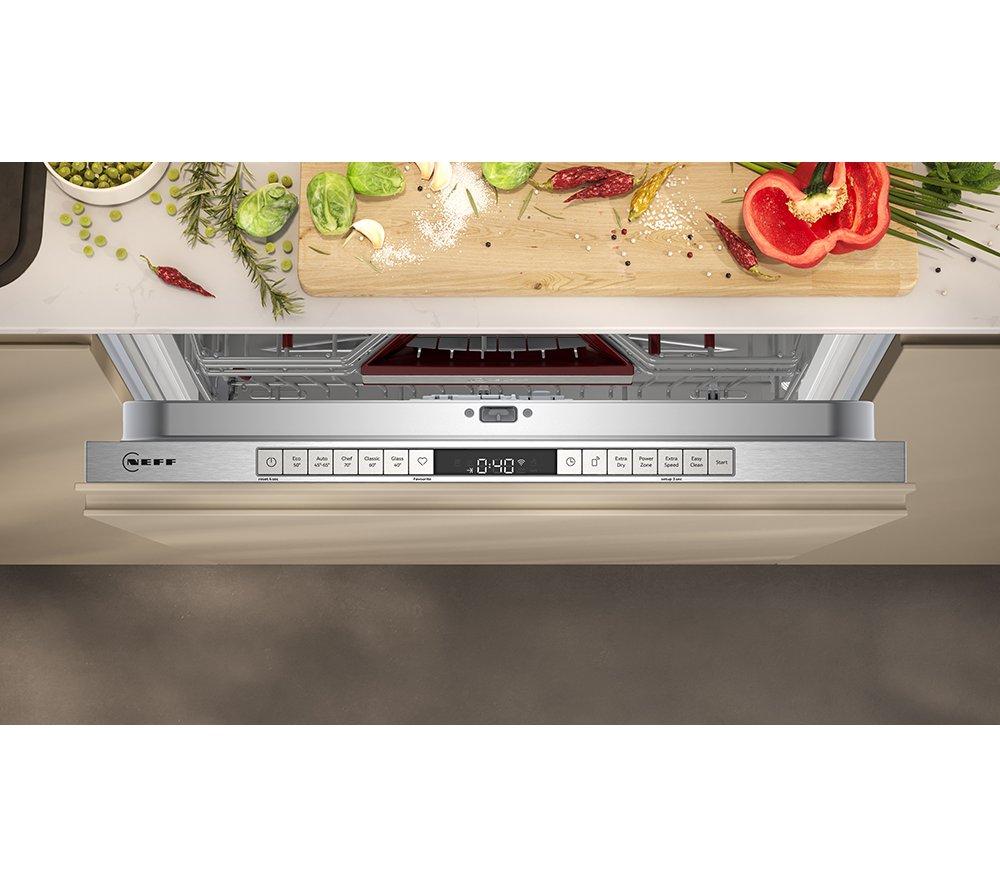 NEFF N50 S195HCX02G Full-size Fully Integrated WiFi-enabled Dishwasher image number 2 of 14