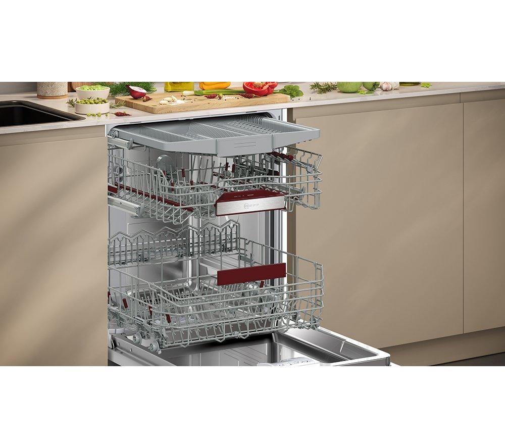 NEFF N50 S195HCX02G Full-size Fully Integrated WiFi-enabled Dishwasher image number 3 of 14