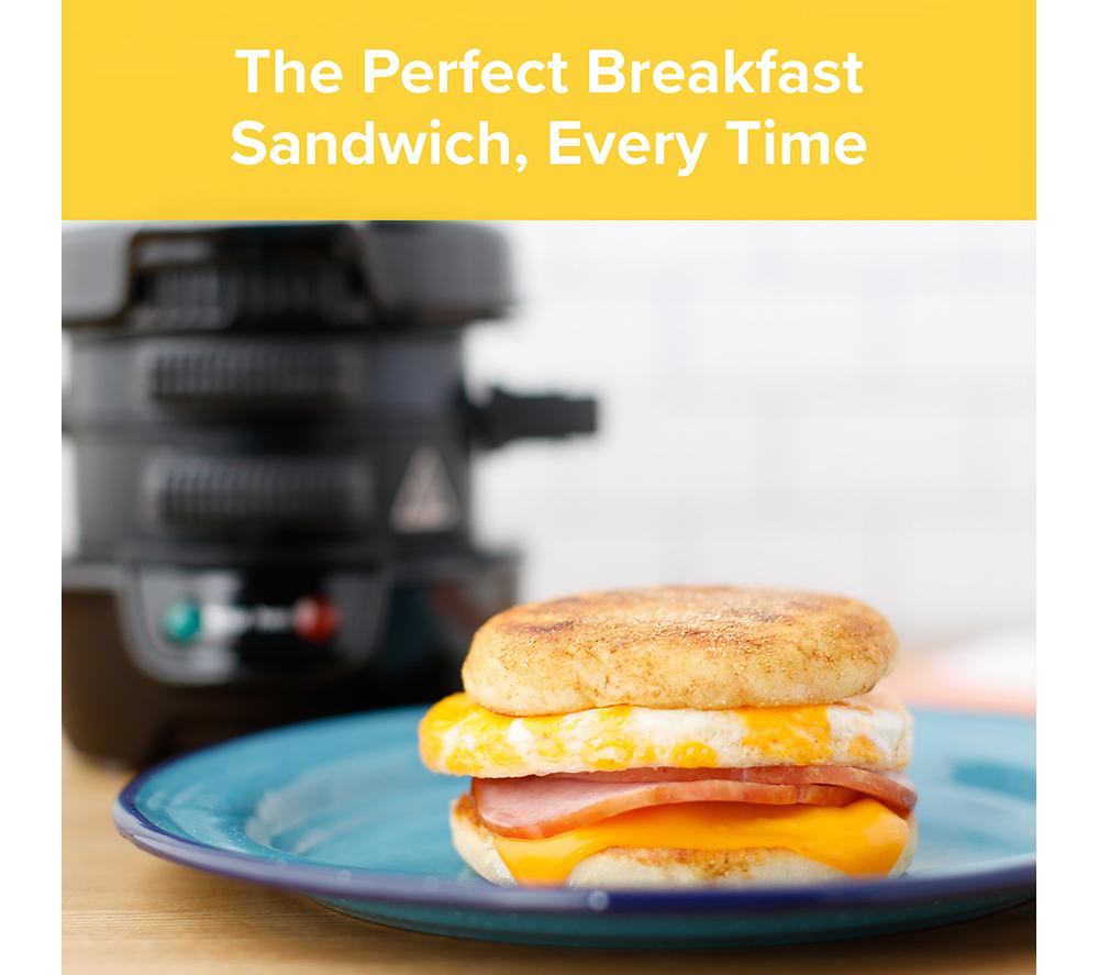 DREW&COLE Breakfast Sandwich Maker - Black image number 3 of 15