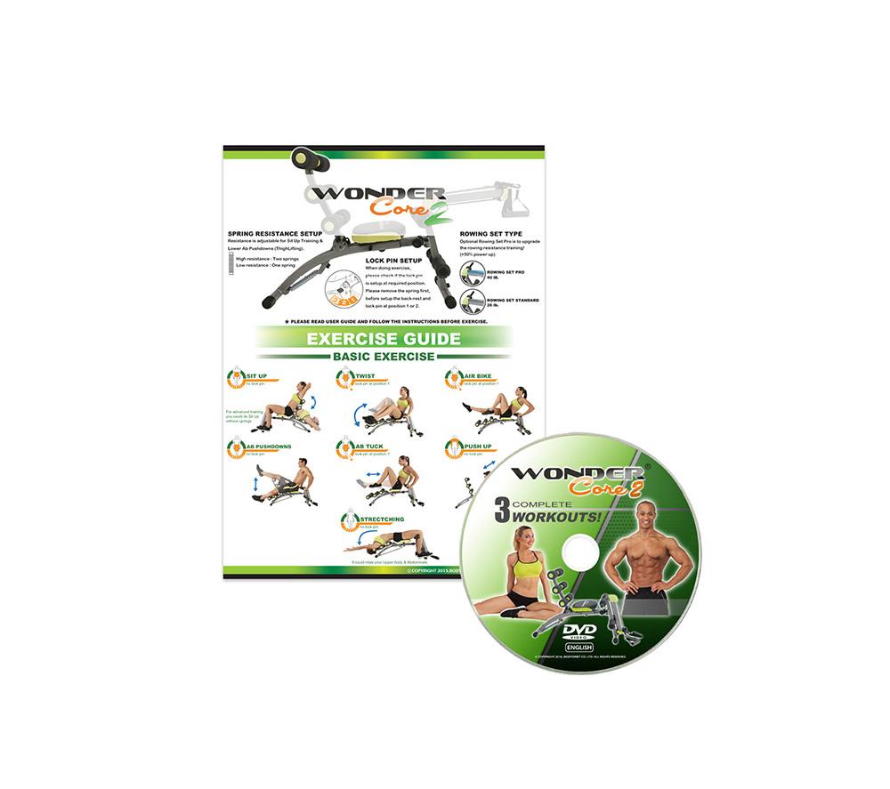 WONDERCORE 2 Home Multi Gym - Silver & Yellow image number 11 of 11
