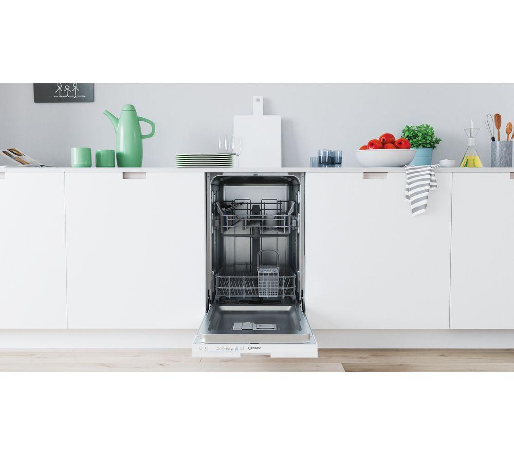 INDESIT Push&Go IN2IE10CS80UK Slimline Integrated Dishwasher image number 4 of 5