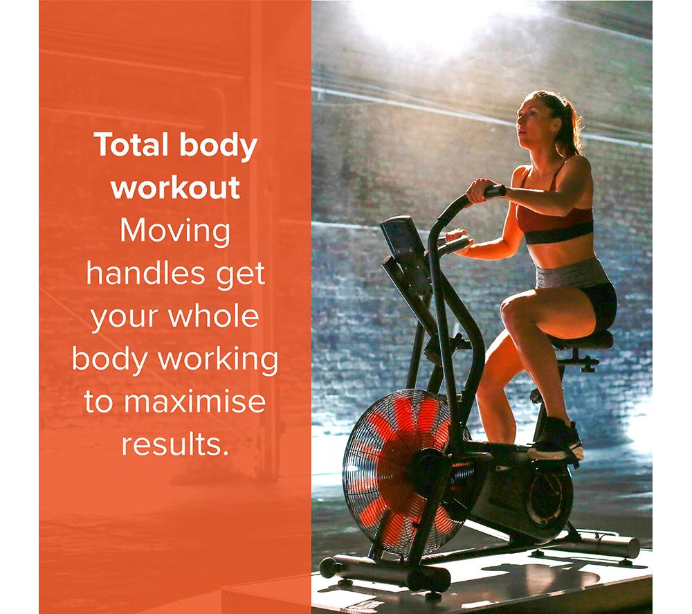 NEW IMAGE Cyclone X3 Air Assault Exercise Bike - Black image number 6 of 13