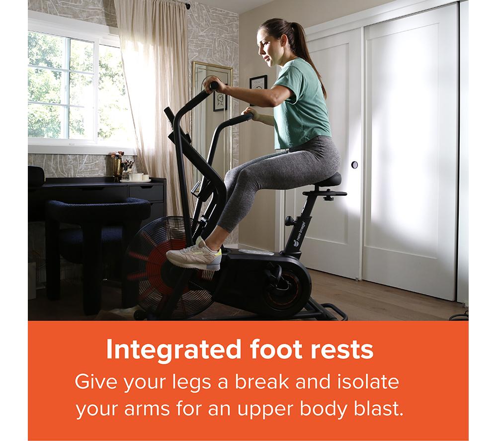 NEW IMAGE Cyclone X3 Air Assault Exercise Bike - Black image number 7 of 13