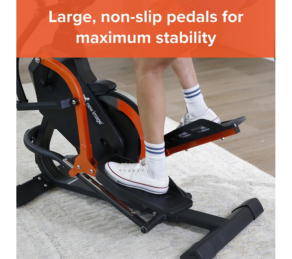 NEW IMAGE FITT Strider Elliptical Machine - Black & Orange image number 7 of 15