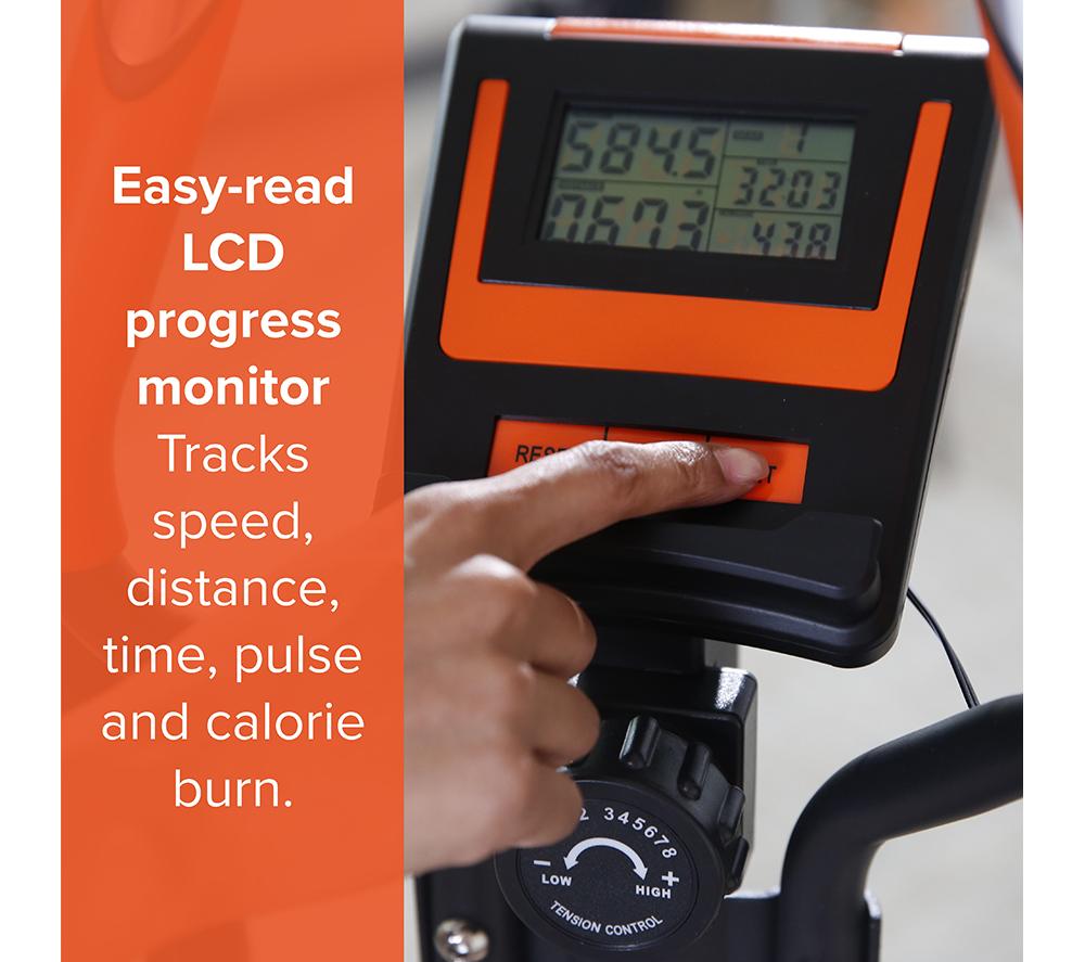 NEW IMAGE FITT Strider Elliptical Machine - Black & Orange image number 8 of 15