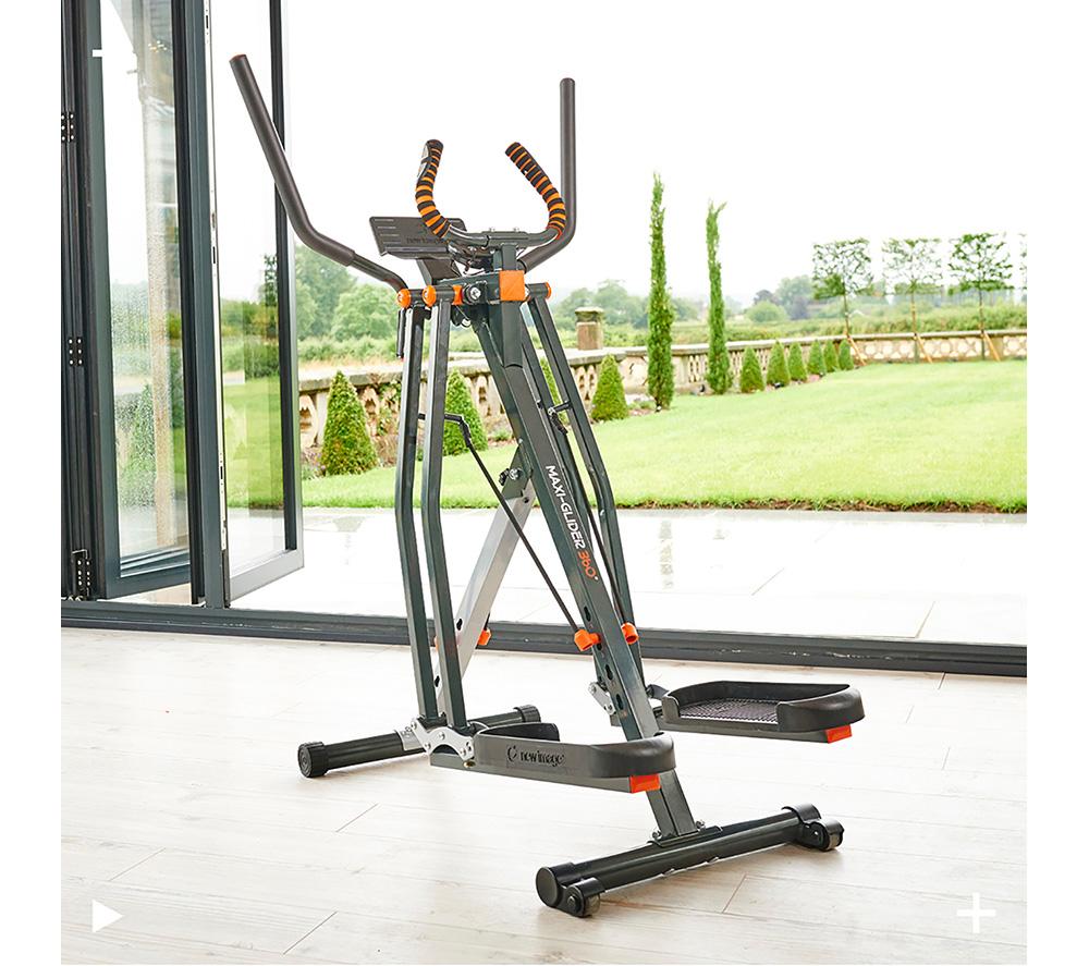 NEW IMAGE Maxi-Glider 360 Elliptical Machine - Black & Orange image number 8 of 8