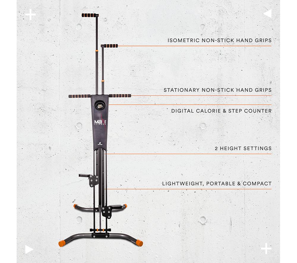 NEW IMAGE MaxiClimber Fitness System - Black image number 7 of 10