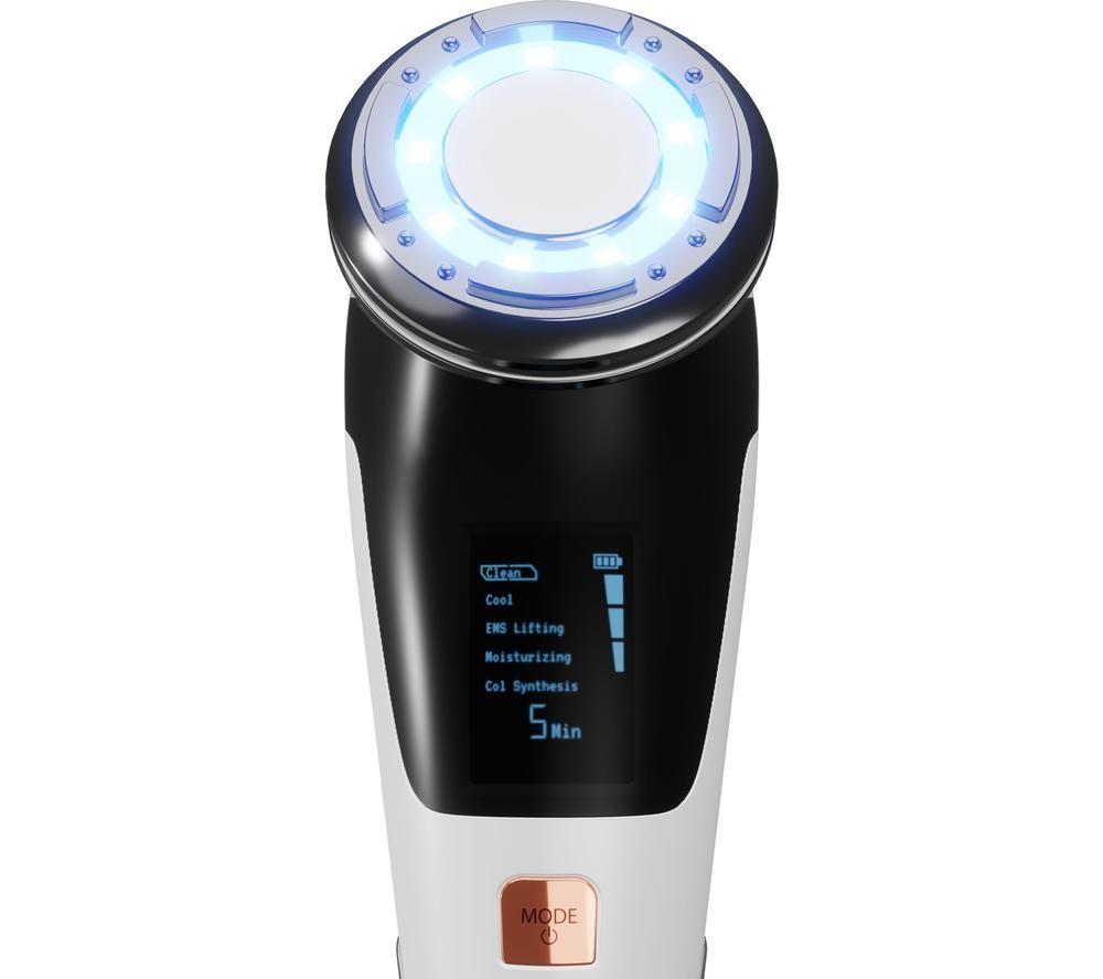 BEAUTIFLY B-Glossy Pro Mesotherapy Face Massager - White & Black image number 3 of 11