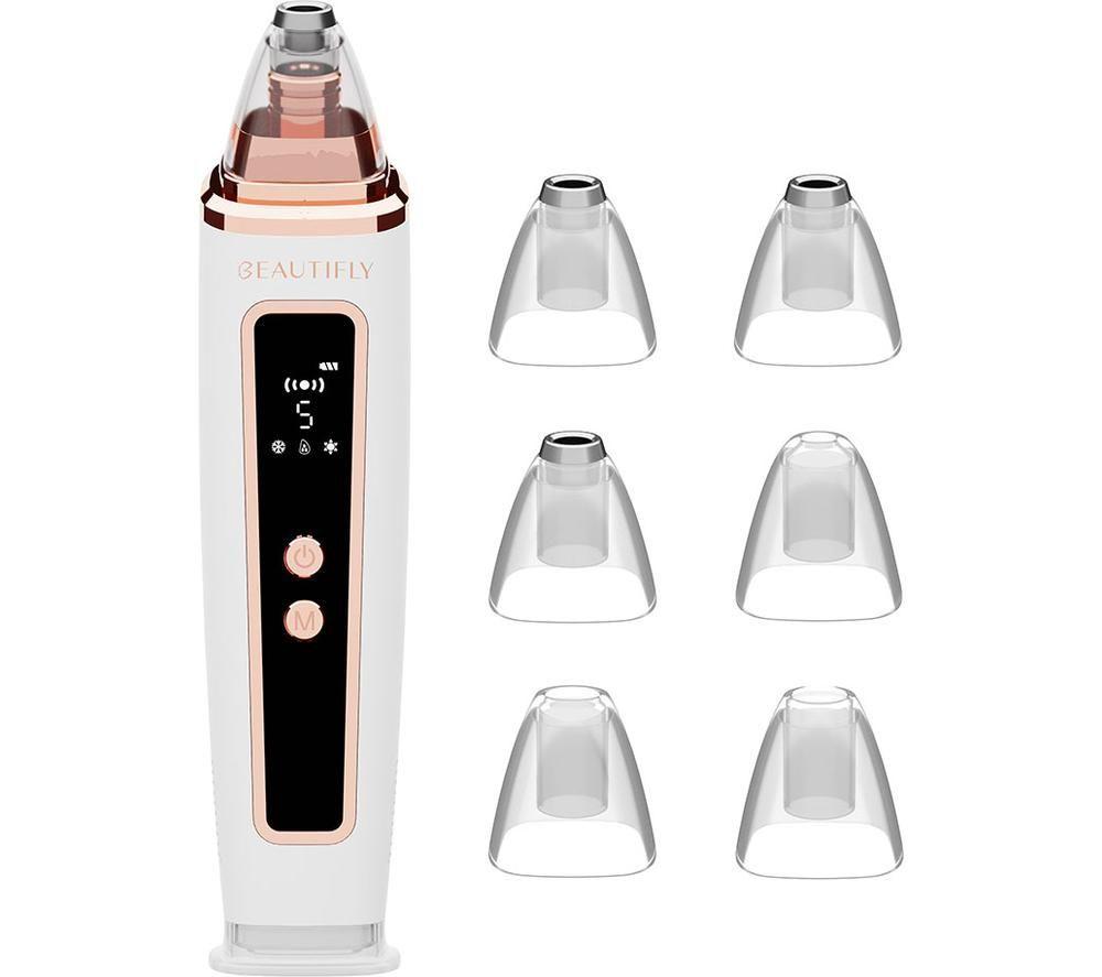Beautifly B-Derma Ice Diamond Microdermabrasion Kit - Gold, White, White,Gold