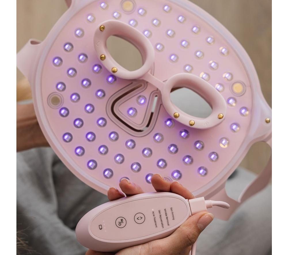 BEAUTIFLY Glam Aura LED Light Therapy Mask - Pink image number 2 of 8