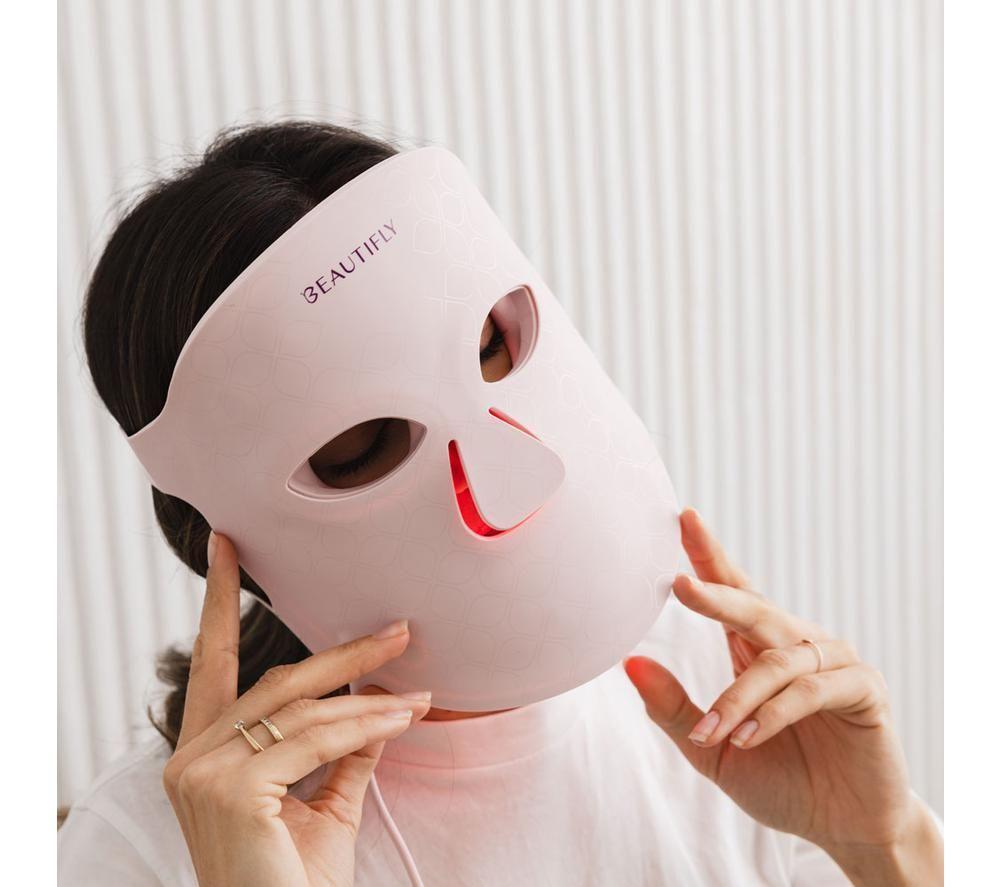 BEAUTIFLY Glam Aura LED Light Therapy Mask - Pink image number 5 of 8