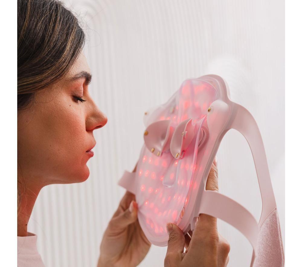 BEAUTIFLY Glam Aura LED Light Therapy Mask - Pink image number 6 of 8