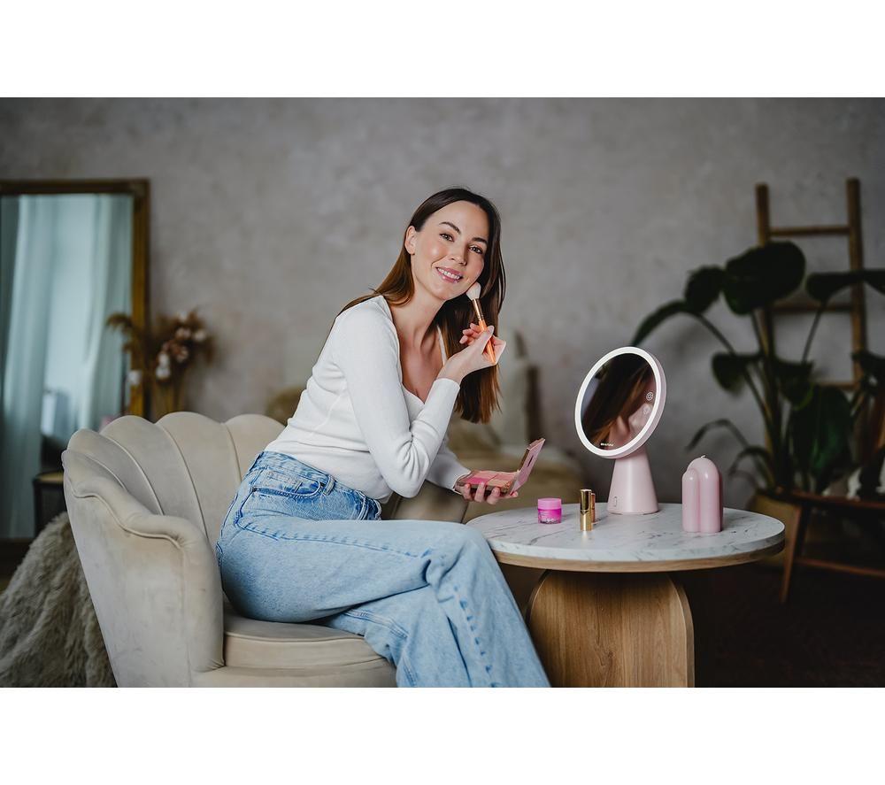 BEAUTIFLY Smart Moon Make-up Mirror with Bluetooth Speaker image number 2 of 6
