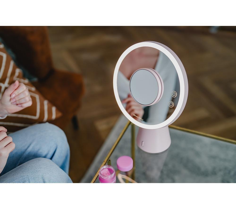 BEAUTIFLY Smart Moon Make-up Mirror with Bluetooth Speaker image number 4 of 6