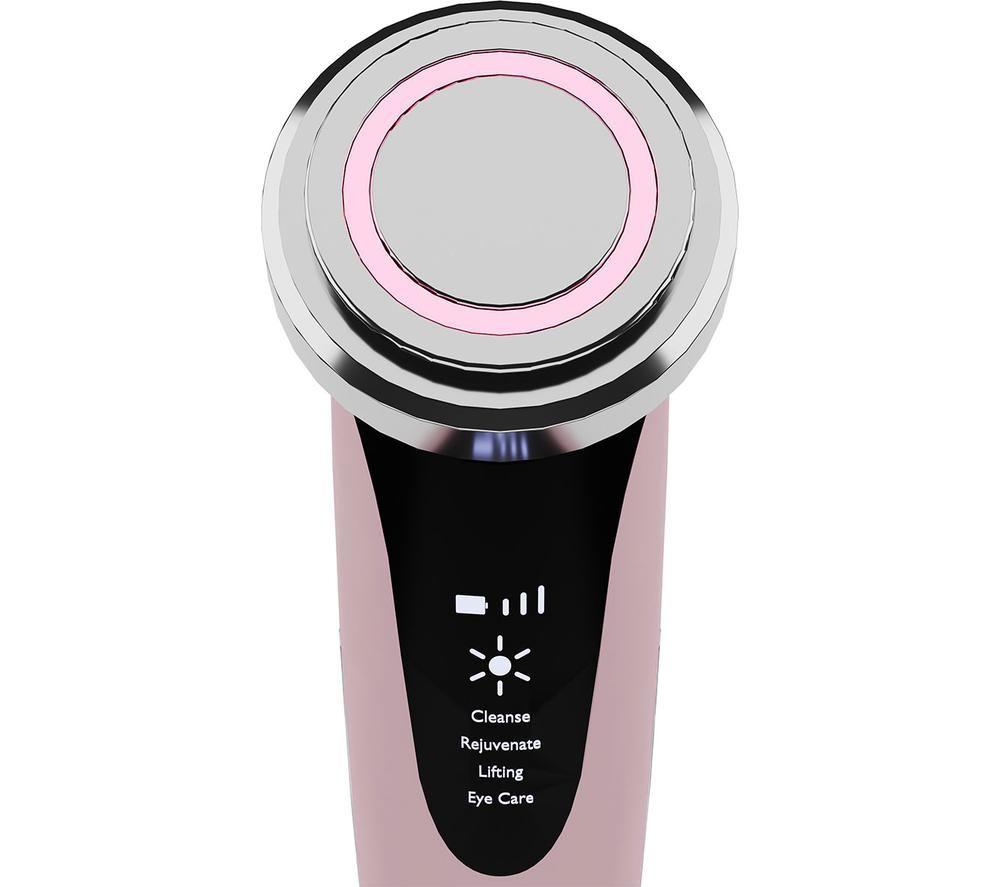 BEAUTIFLY B-Glossy Blush Handheld Face Massager - Pink & Black image number 3 of 11