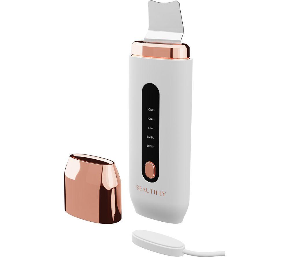 BEAUTIFLY B-Scrub Pro Skin Scrubber - White image number 2 of 3