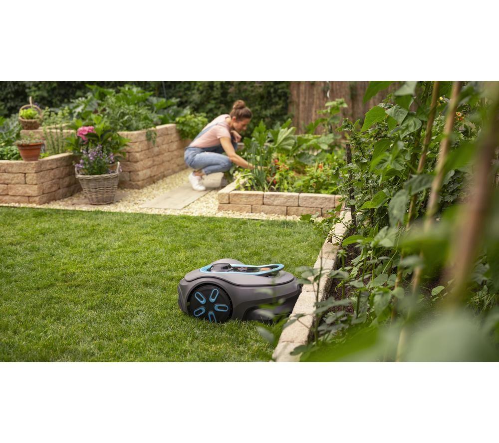 GARDENA Smart SILENO Free Cordless Robot Lawn Mower - Black & Blue image number 2 of 6