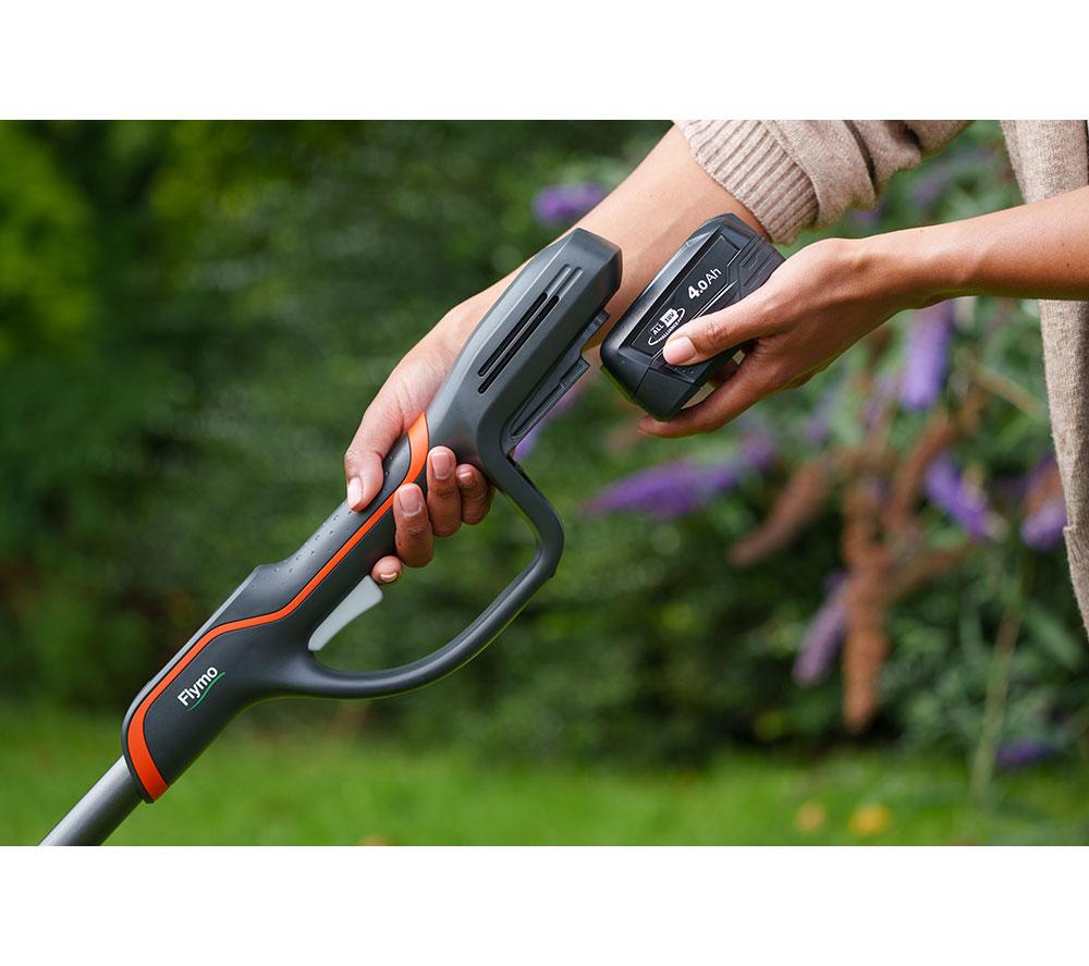 FLYMO 18V UltraTrim 300 Cordless Grass Trimmer Kit image number 4 of 8