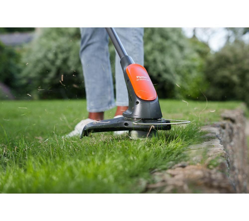 FLYMO 18V UltraTrim 300 Cordless Grass Trimmer Kit image number 7 of 8
