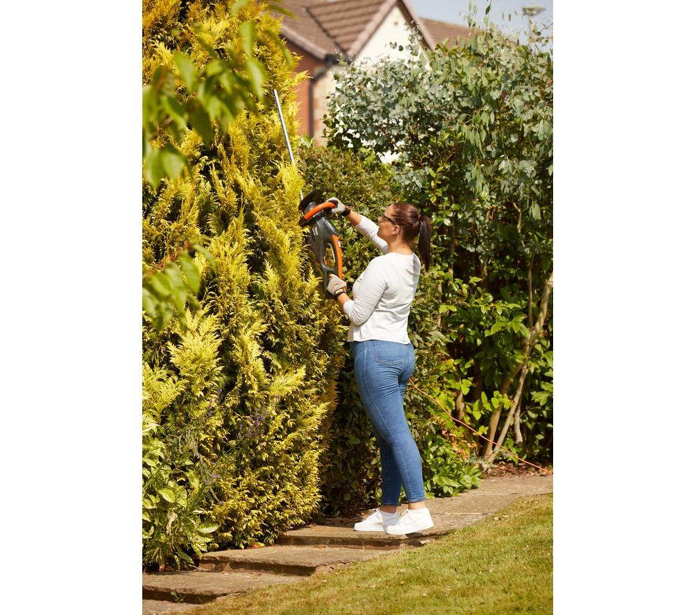 FLYMO EasiCut 600XT Corded Hedge Trimmer - Orange image number 2 of 6