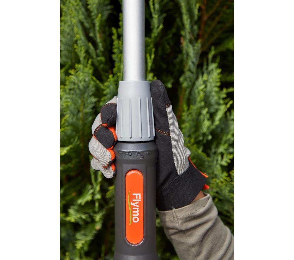 FLYMO EasiCut Reach 480 Corded Hedge Trimmer - Orange & Black image number 3 of 5