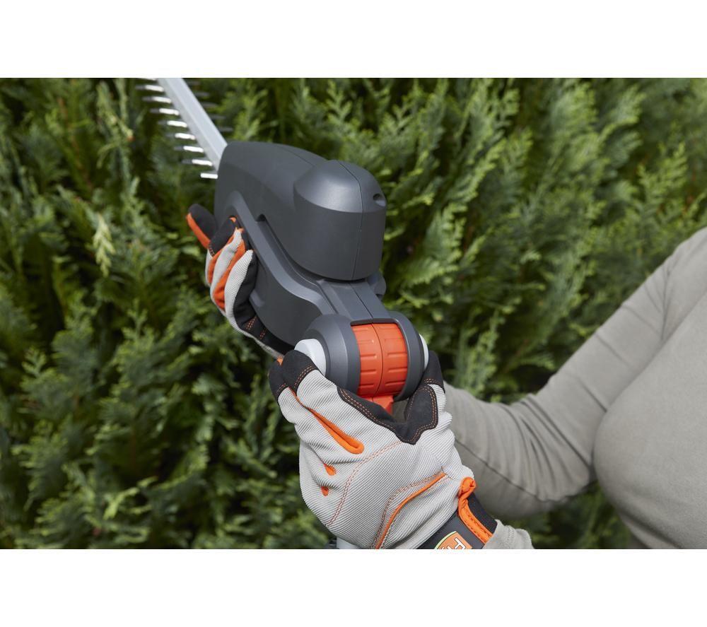FLYMO EasiCut Reach 480 Corded Hedge Trimmer - Orange & Black image number 4 of 5