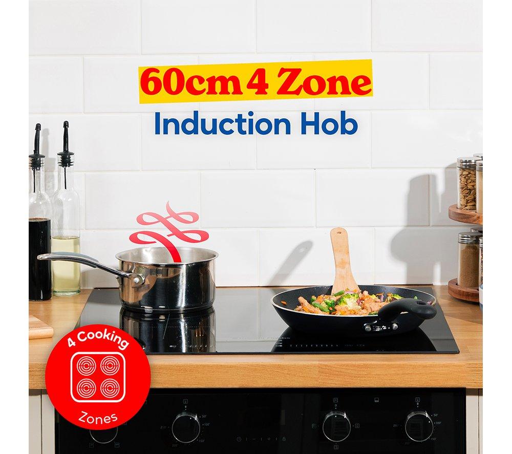 RUSSELL HOBBS RH60IH2B413B 59 cm Electric Induction Hob - Black image number 2 of 12