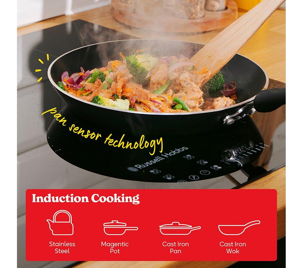 RUSSELL HOBBS RH60IH2B413B 59 cm Electric Induction Hob - Black image number 5 of 12
