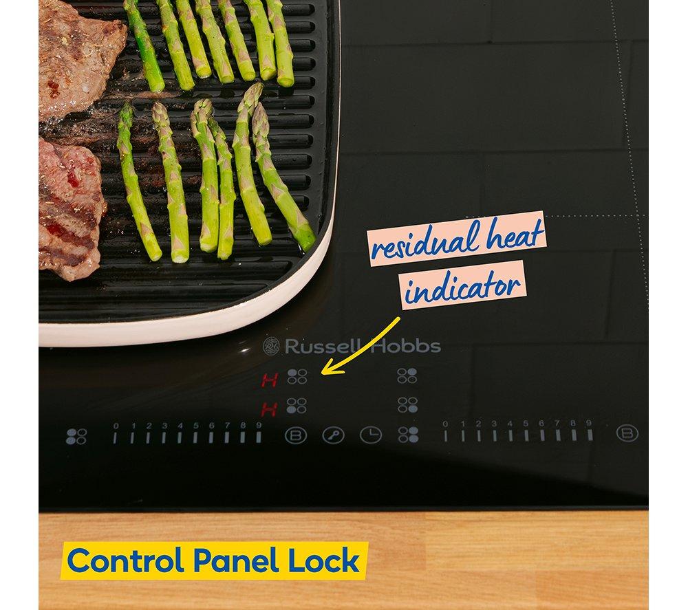 RUSSELL HOBBS RH60IH2B413B 59 cm Electric Induction Hob - Black image number 6 of 12