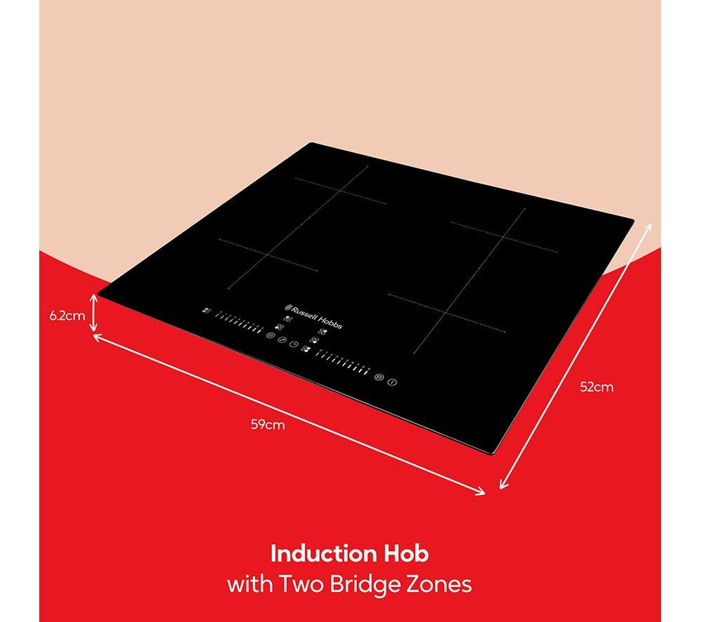 RUSSELL HOBBS RH60IH2B413B 59 cm Electric Induction Hob - Black image number 12 of 12