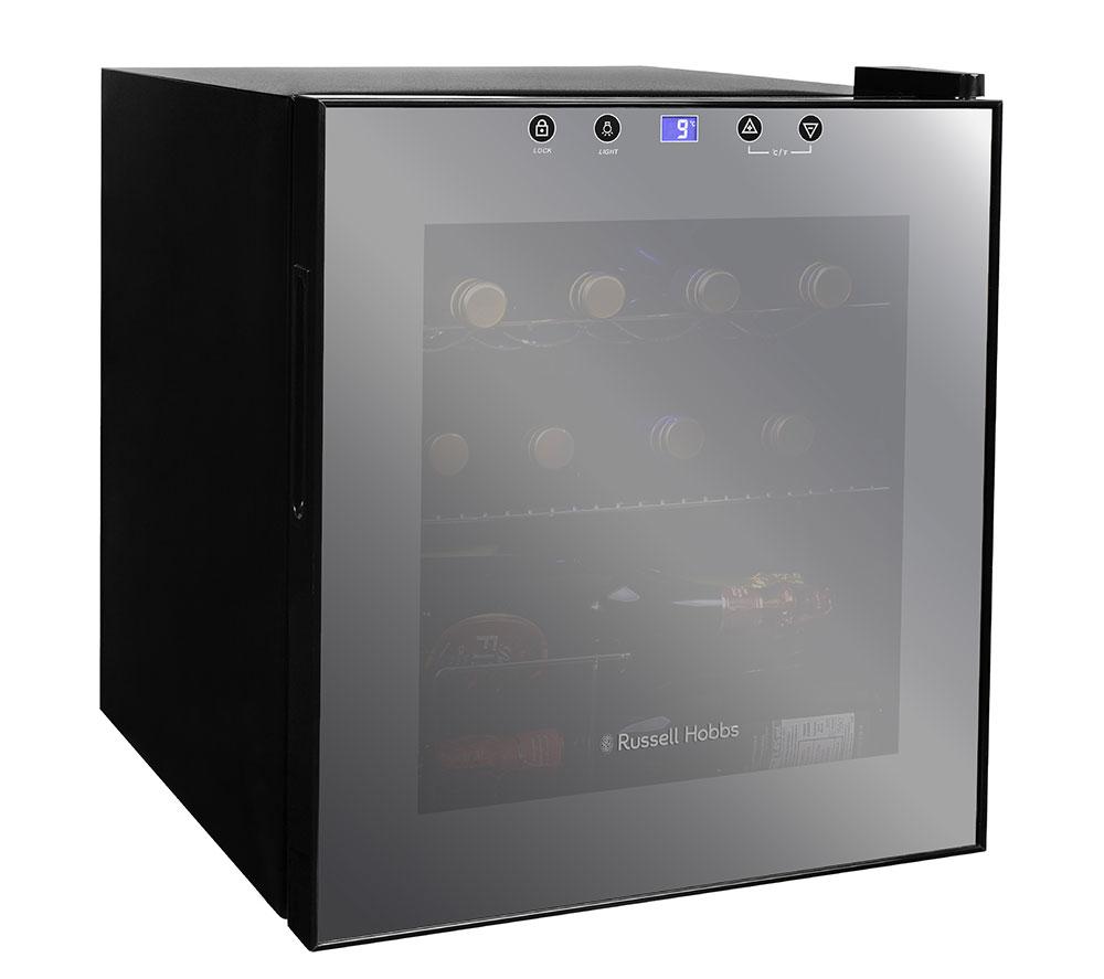 Russell Hobbs Rh15wc201mr Wine Cooler - Black Mirror, Black