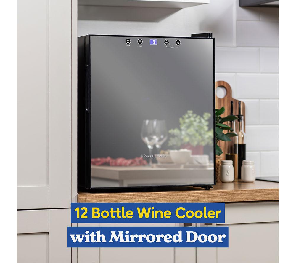 RUSSELL HOBBS RH15WC201MR Wine Cooler - Black Mirror image number 3 of 14