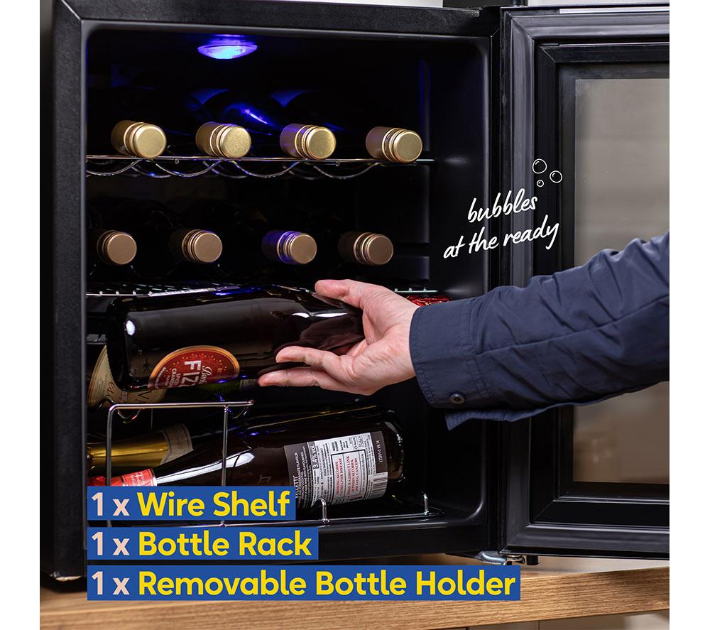 RUSSELL HOBBS RH15WC201MR Wine Cooler - Black Mirror image number 5 of 14