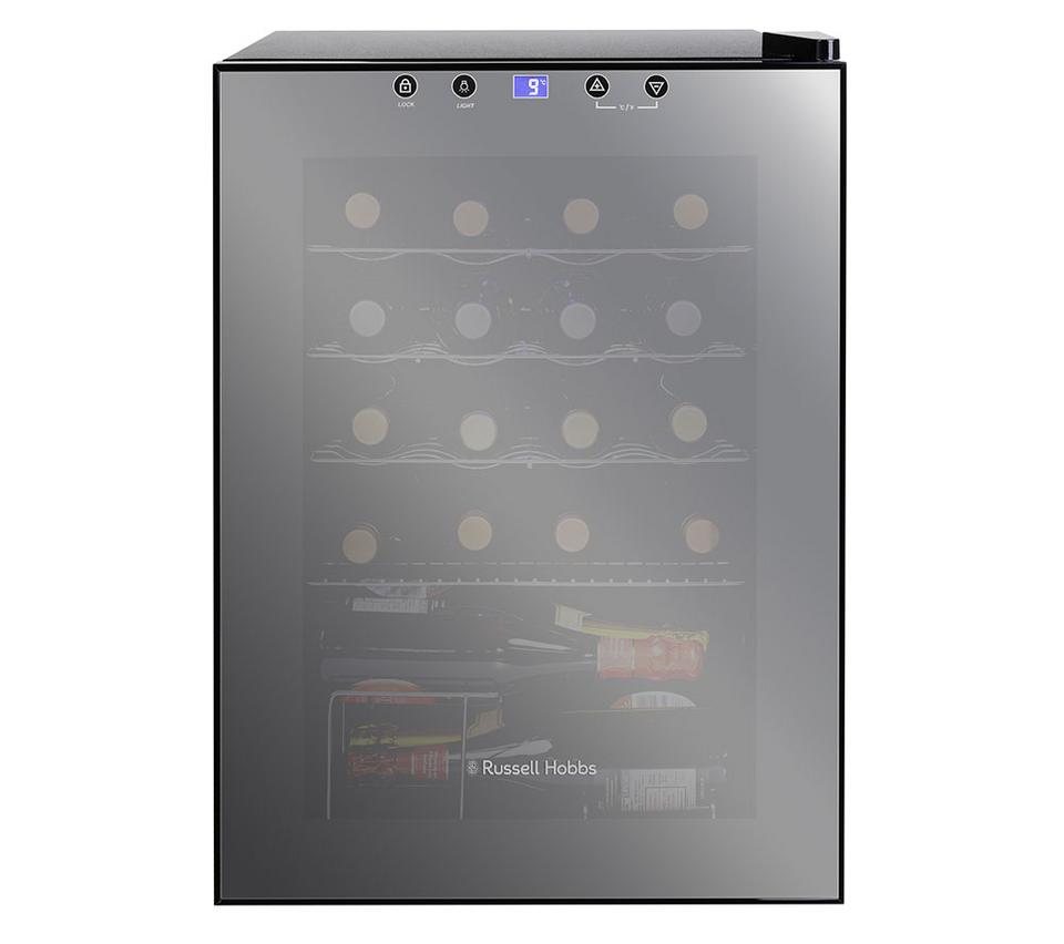 RUSSELL HOBBS RH20WC201MR Wine Cooler - Black & Silver