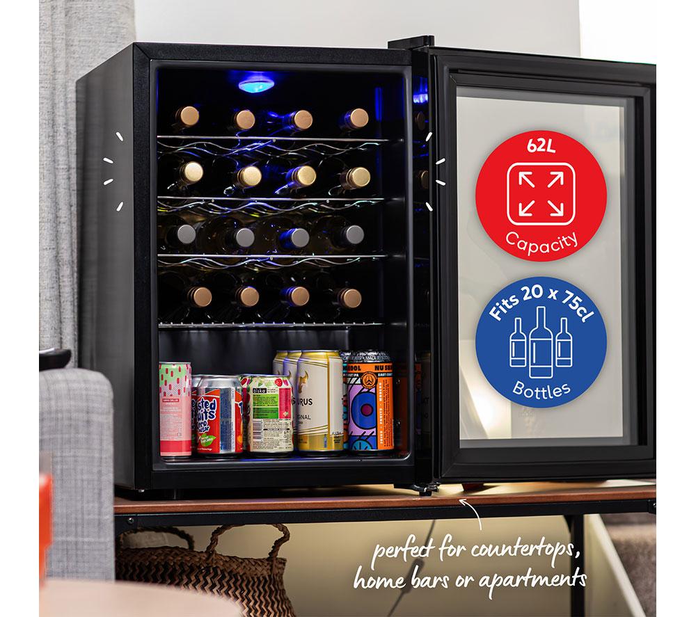 RUSSELL HOBBS RH20WC201MR Wine Cooler - Black & Silver image number 7 of 14