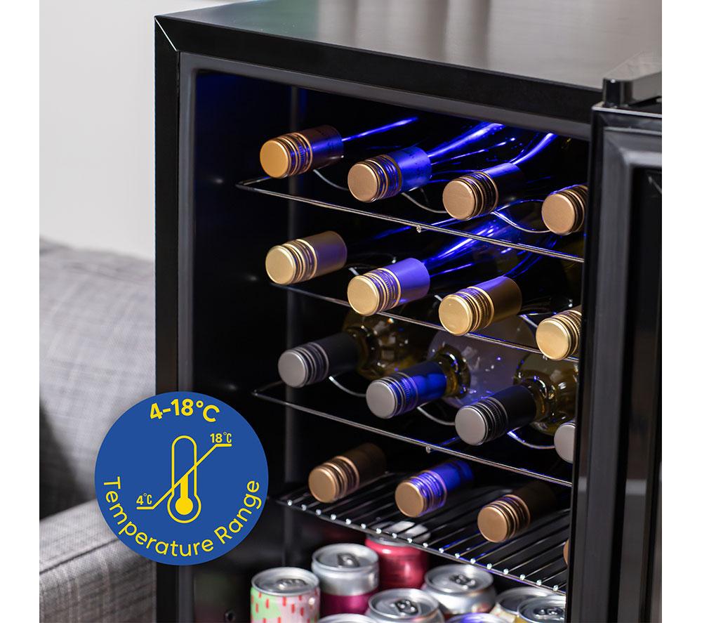 RUSSELL HOBBS RH20WC201MR Wine Cooler - Black & Silver image number 11 of 14