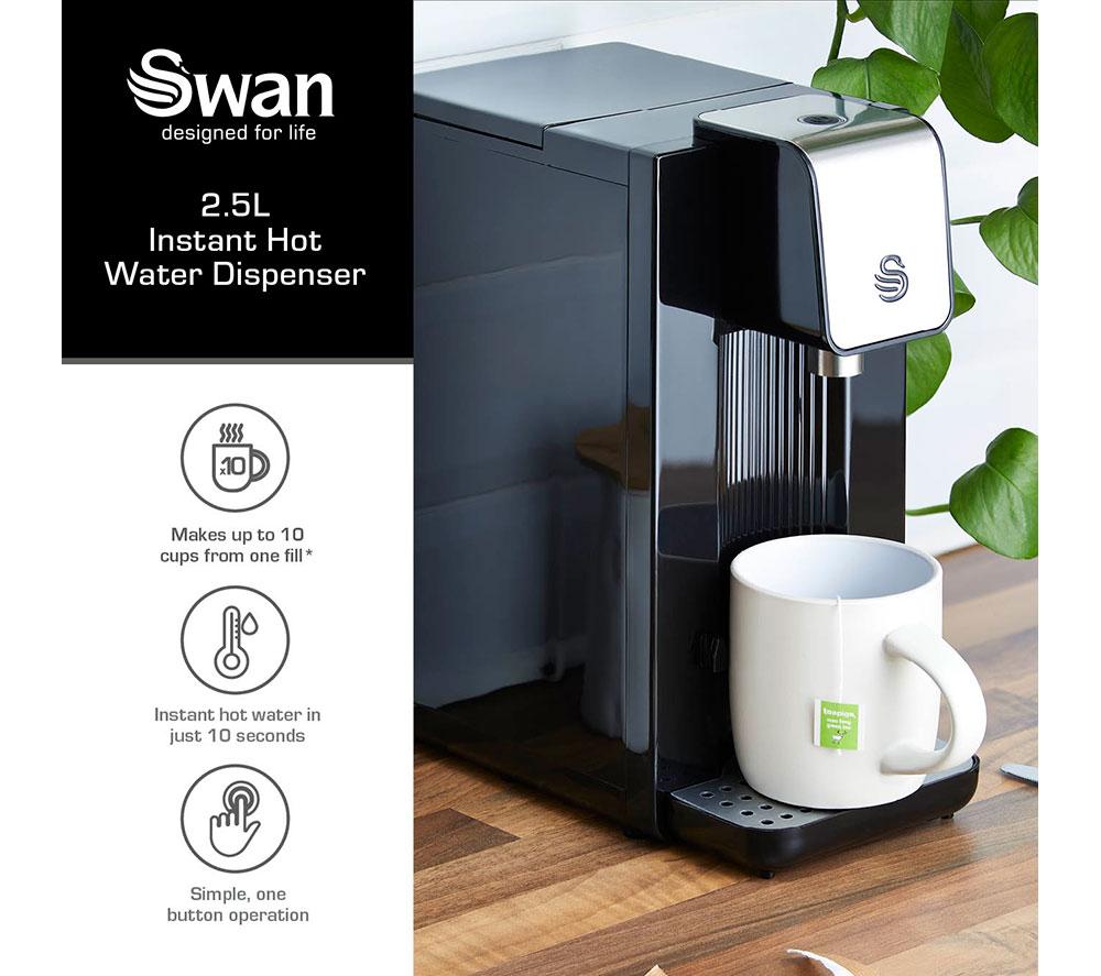 SWAN SWD1001 Hot Water Dispenser - Black image number 2 of 11