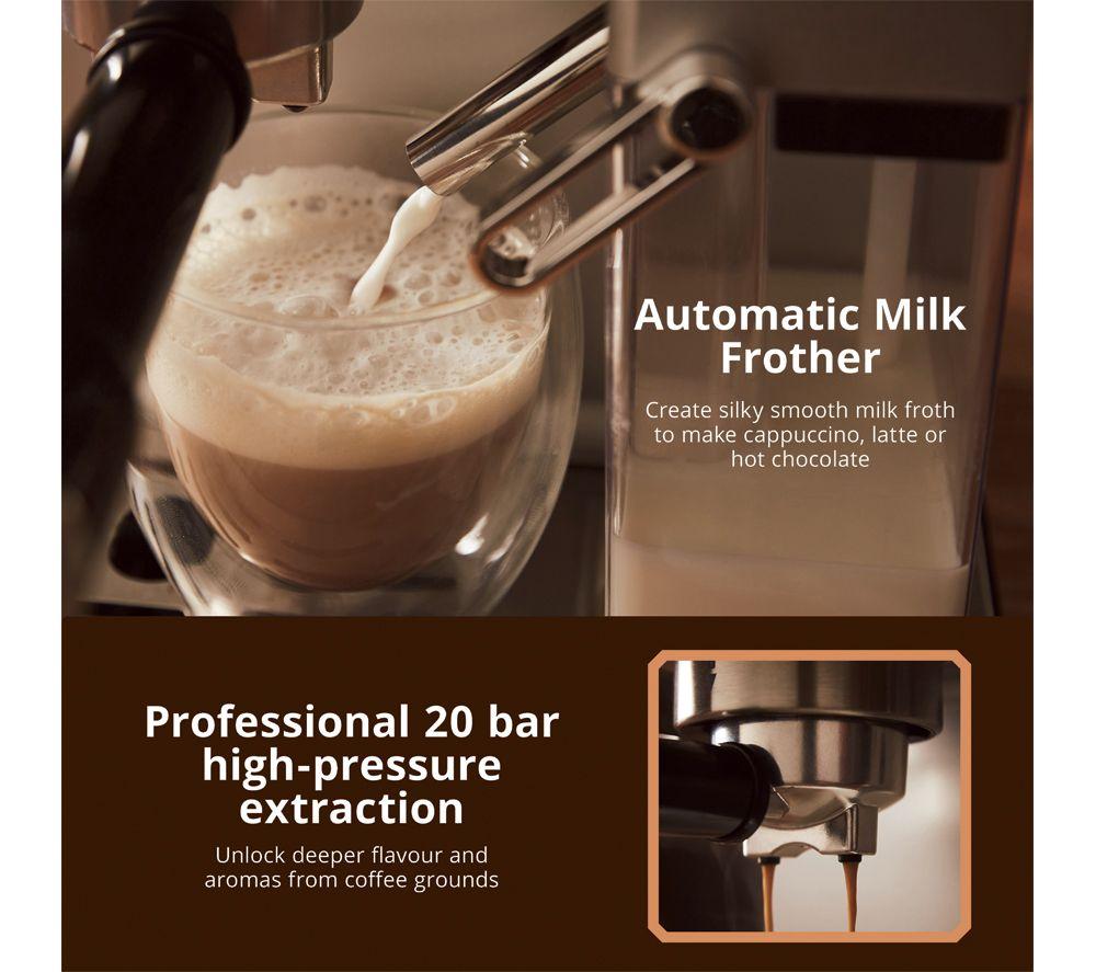 SWAN SK22154 Espresso Coffee Machine - Silver image number 5 of 12