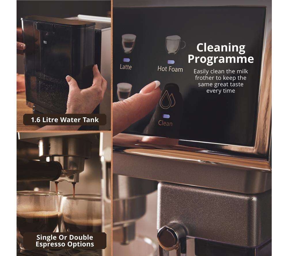 SWAN SK22154 Espresso Coffee Machine - Silver image number 6 of 12