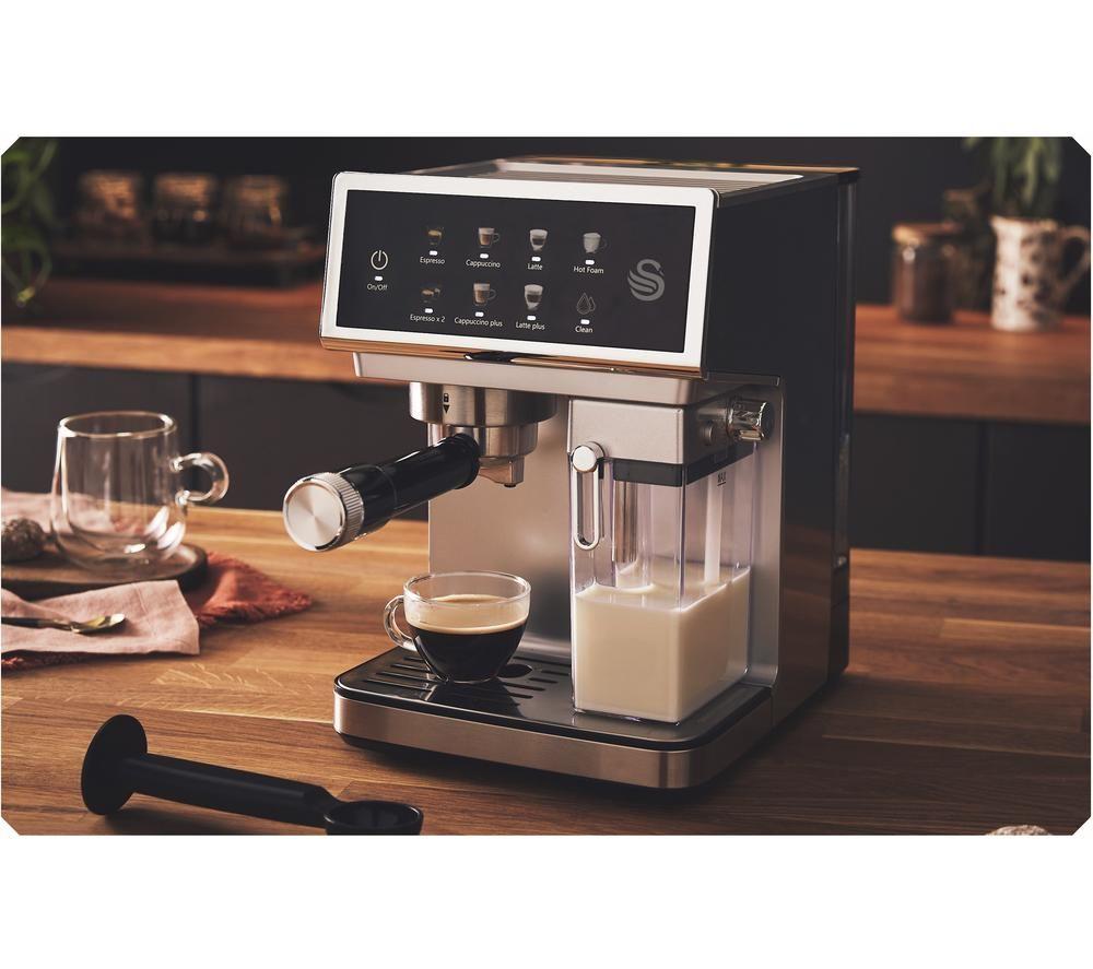 SWAN SK22154 Espresso Coffee Machine - Silver image number 7 of 12