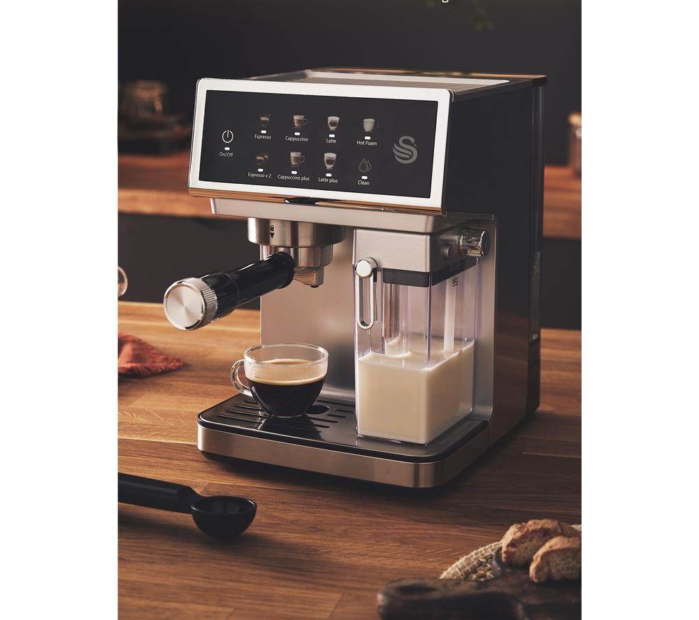SWAN SK22154 Espresso Coffee Machine - Silver image number 8 of 12