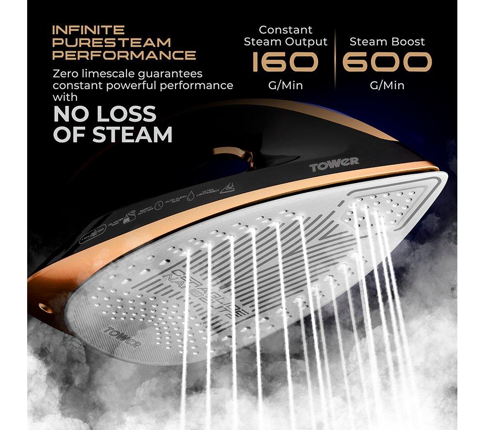 TOWER Pure Steam Infinity Xpress Steam Generator Iron - Black image number 4 of 11