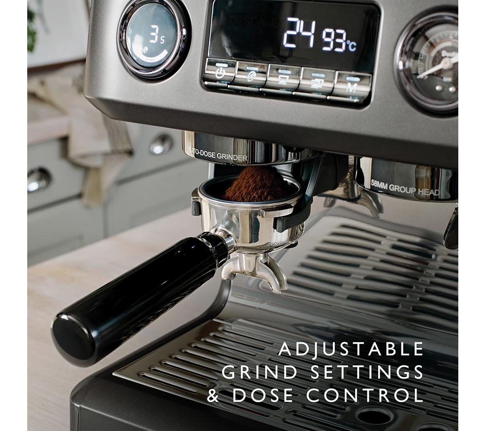 DUALIT Espressivo Pro 84455 Dual Boiler Bean to Cup Coffee Machine - Grey image number 4 of 11