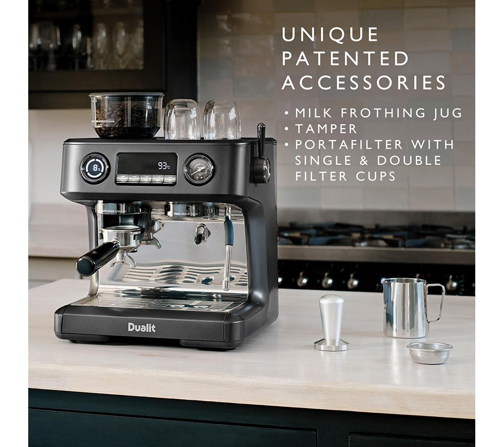 DUALIT Espressivo Pro 84455 Dual Boiler Bean to Cup Coffee Machine - Grey image number 6 of 11