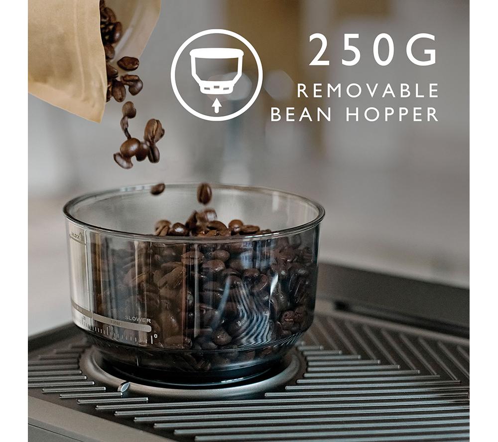 DUALIT Espressivo Pro 84455 Dual Boiler Bean to Cup Coffee Machine - Grey image number 7 of 11
