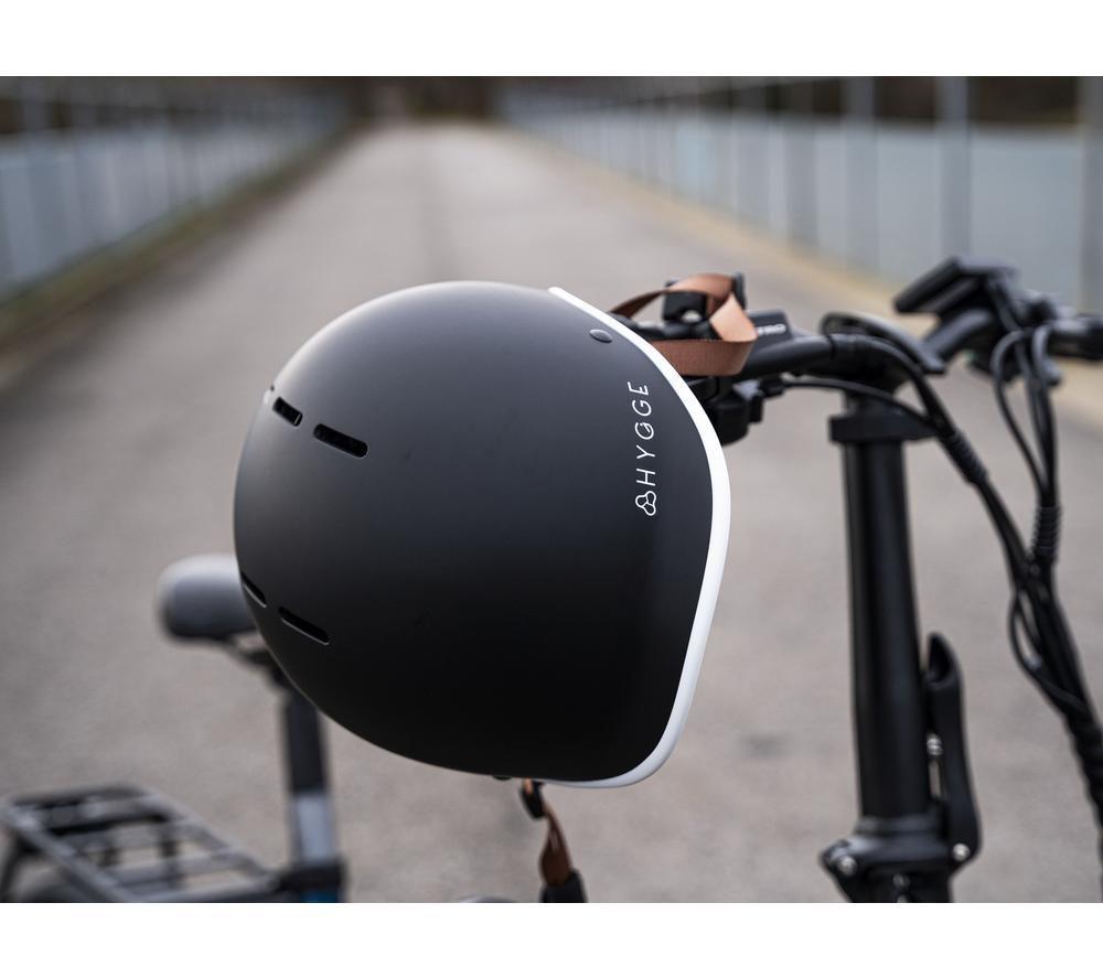 HYGGE Retro-Style E-Bike helmet - Large, Matte Black image number 2 of 7