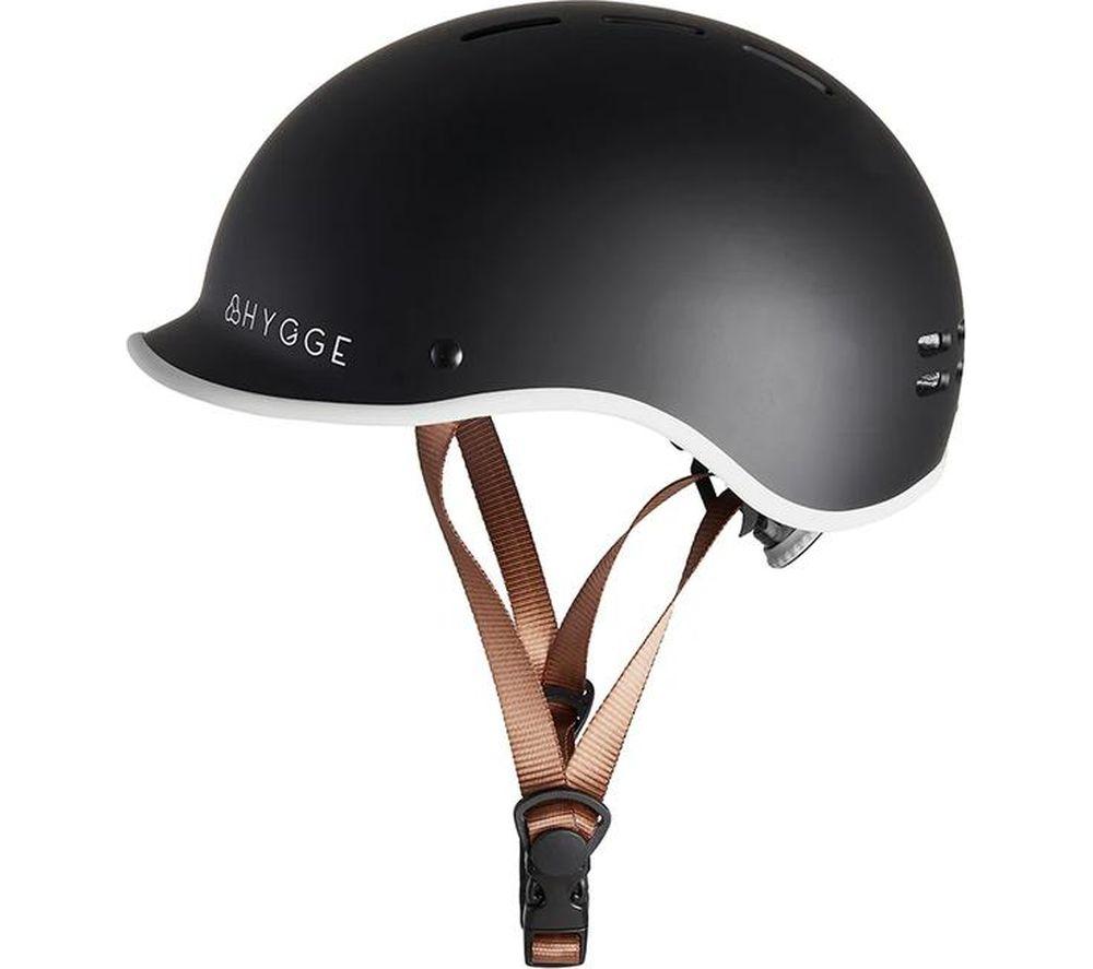 HYGGE Retro-Style E-Bike Helmet - Medium, Matte Black image number 2 of 12